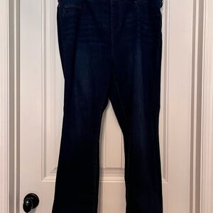 Liverpool Dark Blue Ankle & Cropped Jeans